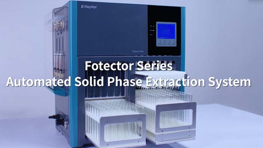 RayKol Fotector serisi otomatik katı faz ekstraksiyon sistemi